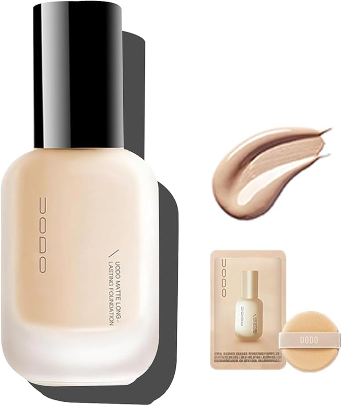 UODO Liquid Foundation Moisturizing Maquillaje Matte W03 Natural